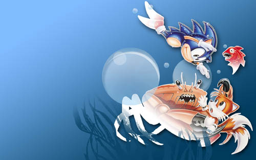 Widescreen Sonic desktop Widescreen Sonic desktop