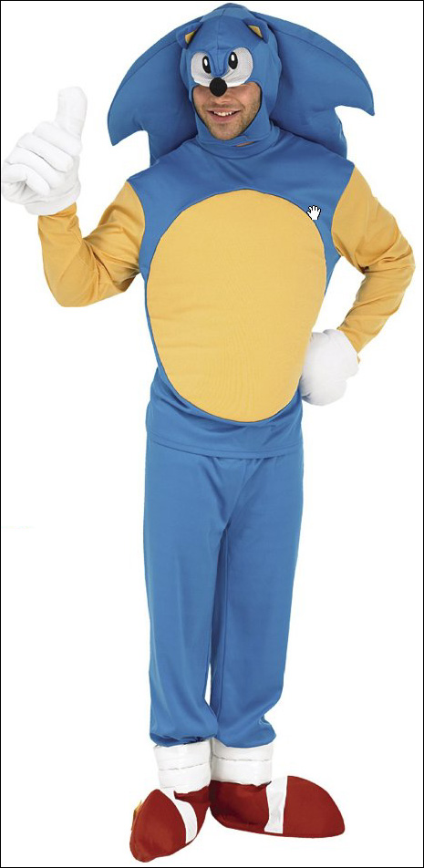 marshall ward sonic costume 1