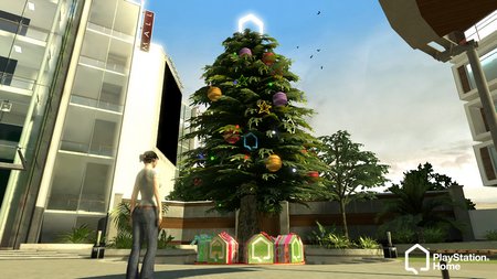 playstation home christmas tree