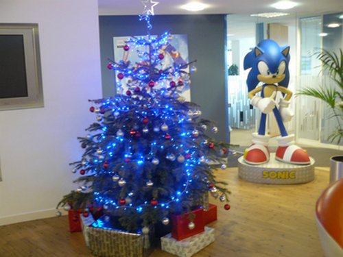 sega europe christmas tree