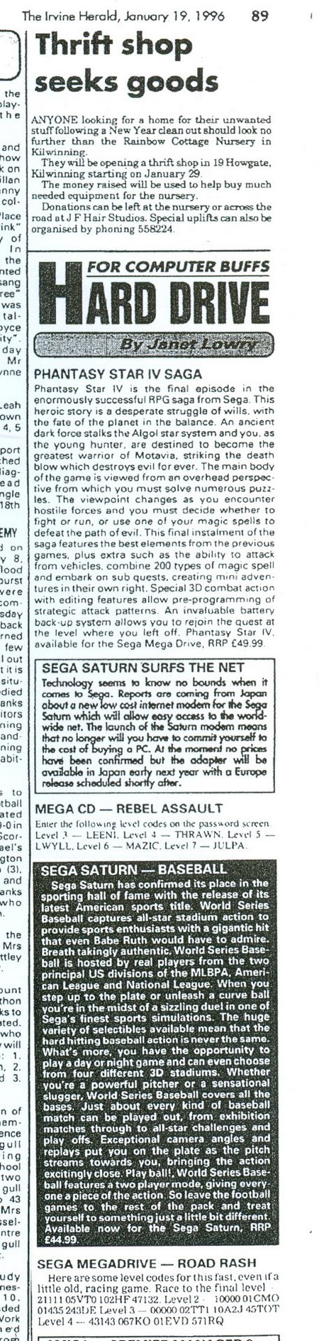 sega related local news
